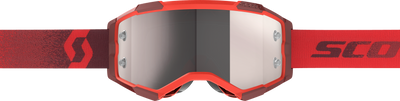SCOTT Fury Goggle Red Silver Chrome Works – High-Performance Snowboarding & Skiing Eye Protection