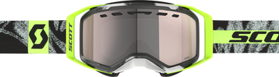 SCOTT Prospect 2.0 SMB Snowmobile Goggle with Chrome Black Frame and Safety Yellow Enhancer Lens