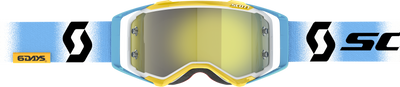 SCOTT Prospect 6 Days Le MX Goggles 2023 Argentina White/Blue Yellow Chrome
