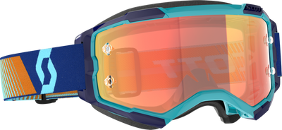 SCOTT Fury Goggle Royal Blue/Orange Chrome Works – High-Performance Motocross Eye Protection