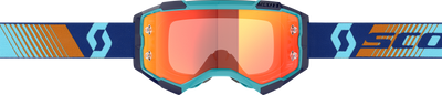 SCOTT Fury Goggle Royal Blue/Orange Chrome Works – High-Performance Motocross Eye Protection