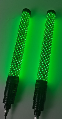 MOOSE OFFROAD 24-inch PQRCHSBTR122-PU LED Whip Lights with Bluetooth Control and Flag Kit