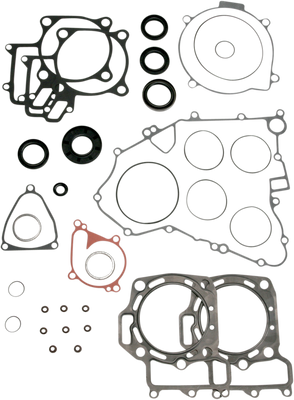 Moose Offroad Kawasaki 811881MSE Motor Gasket Kit with Oil Seal - Complete Engine & Transmission Rebuild Set