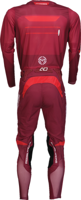 MOOSE OFFROAD Alpha One Jersey - Burgundy and White, XL - Part Number 2910-8314
