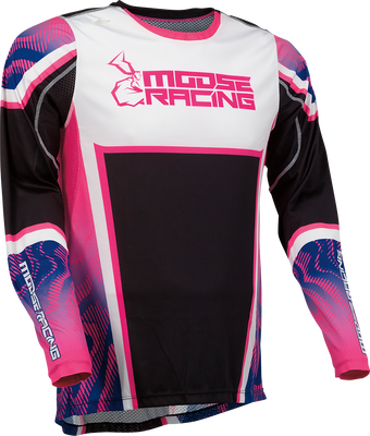 Moose Offroad Agroid Jersey 3XL - Pink, Purple & Black by Moose Offroad (Part #2910-7401)
