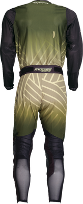 Moose Offroad Sahara Jersey - Green/Black, Small - Lightweight Ventilated Polyester Mesh for Off-Road Riding