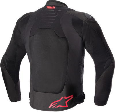 Alpinestars SMX Air Jacket - Black/Bright Red 3XL - Versatile Street Sport Motorcycle Jacket