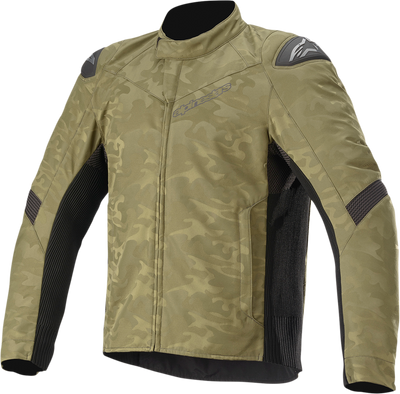 Alpinestars T SP-5 Rideknit® Motorcycle Jacket - Military Green/Camo Black, 4XL (Part #3304021-6091-4X)