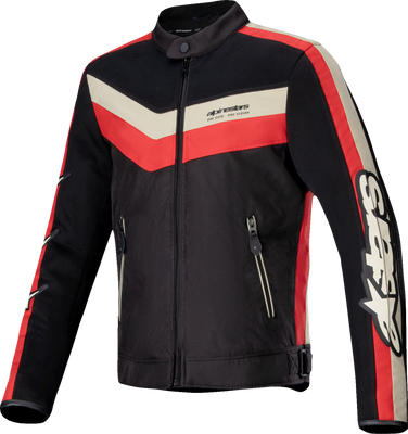 Alpinestars T-Dyno Air Jacket - Black and Bright Red, Small – Motorcycle Riding Gear