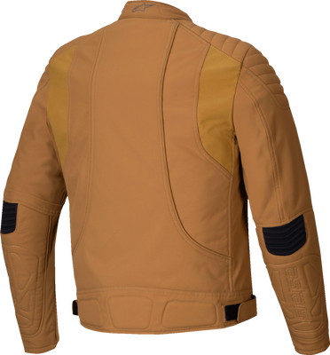 Alpinestars Clayton WR Jacket - Utility Brown/Light Gold 3XL with Waterproof Features and Removable Thermal Vest