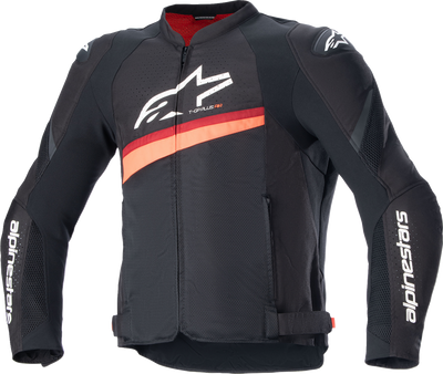 Alpinestars T-GP Plus R v4 Airflow Jacket 4XL Black/Red Fluo by Alpinestars Part 3300624-1030-4X