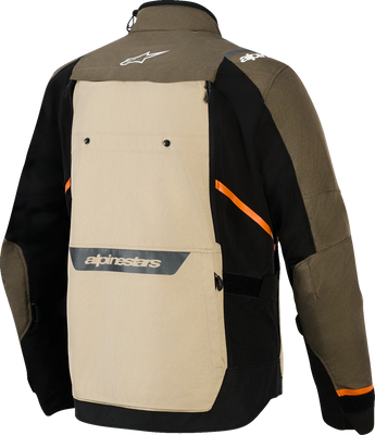 Alpinestars Cusco Drystar® Jacket - Walnut, Aluminum & Black, Medium (Part No. 3201126-9304-M)