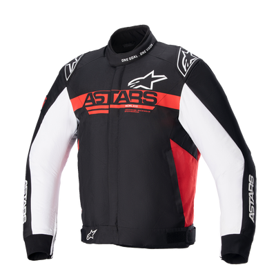 Alpinestars Monza Sport Jacket - Black, Bright Red & White with Tech-Air Ready System - Small (Part #3306723-1342-S)
