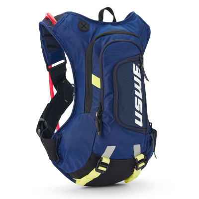 USWE Moto Hydro Hydration Pack 8L – Factory Blue for Enduro and Offroad Racing