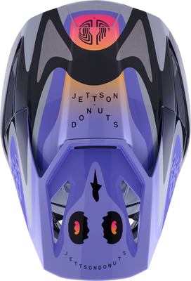Alpinestars Jettson SM3 Youth Helmet Gry/Purp/Blk Glossy YM - Safe and Stylish Head Protection for Young Riders