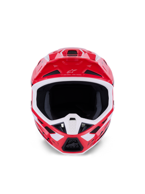 Alpinestars SM7 Deed Helmet Red, Black & White Glossy Large