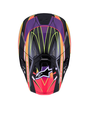 Alpinestars Supertech S M10 Era Helmet Pink/Violet/Yellow Fluo Glossy Small