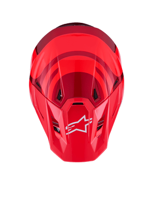 Alpinestars SM7 Core Helmet Red Glossy Large - Motorcycle Helmet with Enhanced Safety Features