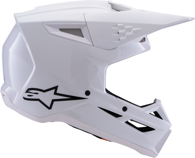 Alpinestars SM3 Solid Helmet White Glossy - Size XXL