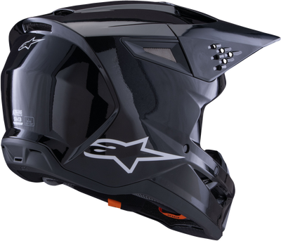 Alpinestars SM3 Solid Helmet Black Glossy Size XXL – Advanced Off-Road Safety and Comfort