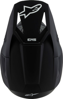 Alpinestars SM3 Youth Solid Helmet Black Matte (Part Number 8302225-110-YS)