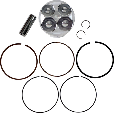 JE Pistons Piston Kit for Honda 262279 – 66.00 mm, 12.5:1 Compression Ratio, High-Performance 2618-T6 Aluminum