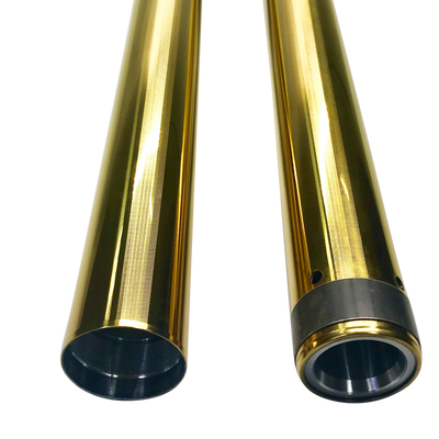 PRO ONE Gold Fork Tubes 49mm 24 7/8" for Custom Harley-Davidson FXDX