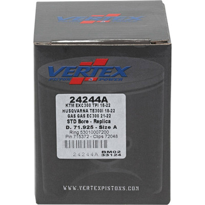 Vertex Piston Kit Cast 71.925mm for Husqvarna and KTM Models – Part #24244A