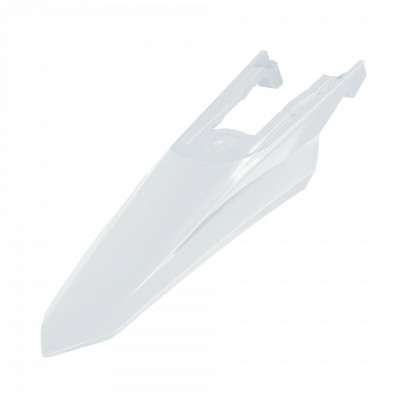 Polisport Rear Fender for KTM SX/XC 2023-2024 - White (Part No. 8685800002)
