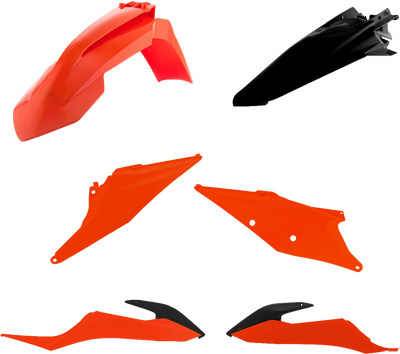 ACERBIS Plastic Kit for KTM Original 2022 - Front and Rear Fenders, Side Panels, Radiator Scoops