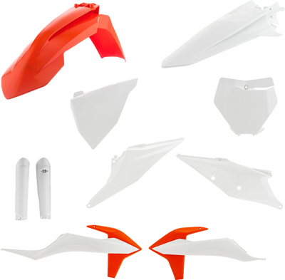 ACERBIS Plastic Kit for KTM Original 2022 - Front and Rear Fenders, Side Panels, Radiator Scoops