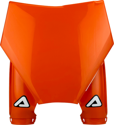 Acerbis Front Number Plate for KTM in Bright Orange - Part 2983165226
