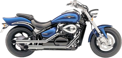 COBRA Classic Slashcut Exhaust System with Chrome Finish - Part 3167SC
