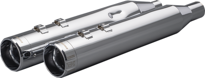 Khrome Werks 4-1/2 inch HP-Plus Slip-On Mufflers with Chrome Klassic Tips - Part Number 202925
