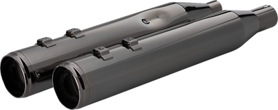Khrome Werks 4-1/2 inch HP-Plus Slip-On Mufflers with Race Tip - Eclipse Style - Part Number 201940