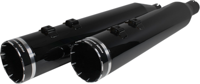 Khrome Werks HP-Plus® 4-1/2 inch Slip-On Mufflers - Obsidian Tracer (Part Number 202640)