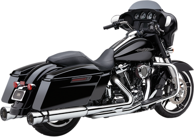 COBRA Dual Bungs Pro Chamber Headpipe for Milwaukee Eight - Chrome (Part #6255DB)