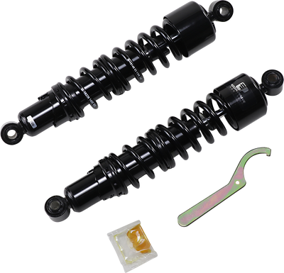 Progressive Suspension 412 Series Shock - 14 Inch Heavy Duty Black for Harley FXD 412-4086B