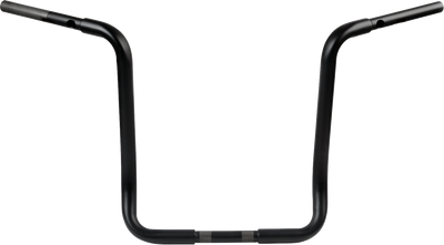 DRAG SPECIALTIES Buffalo Ape Hanger Handlebar - 17-inch TBW Flat Black (Part No. 0601-6553)