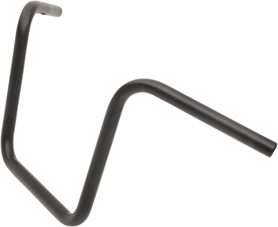 DRAG SPECIALTIES 1-Inch Wide Ape Handlebar - 12 Inches - Flat Black - Part 0601-4209
