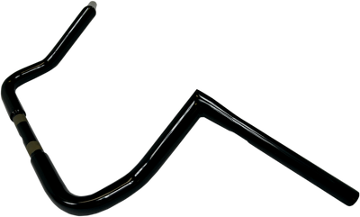 LA Choppers 1-1/4 inch Twin Peaks Touring Handlebar - 10 inch Black LA-7361-10B