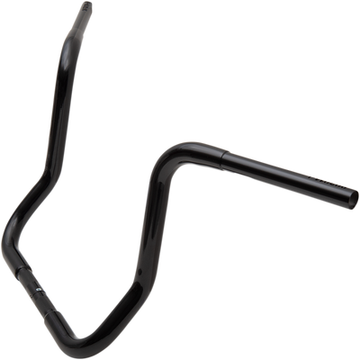 FAT BAGGERS INC. 1-1/4 Inch EZ Install Round Top Handlebar - 14 Inch Black (Part #903014-B)
