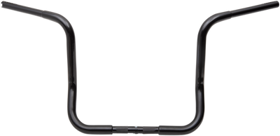 FAT BAGGERS INC. 1-1/4 Inch EZ Install Round Top Handlebar - 14 Inch Black (Part #903014-B)