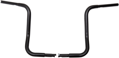 FAT BAGGERS INC. 1-1/4 Inch EZ Install Round Top Handlebar - 14 Inch Black (Part #903014-B)