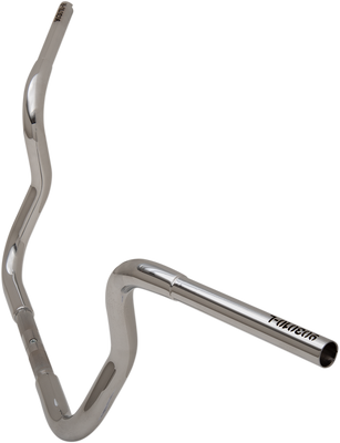 FAT BAGGERS INC. 1-1/4 inch EZ Install Round Top Handlebar - 10 inch Chrome (Part Number 903010)