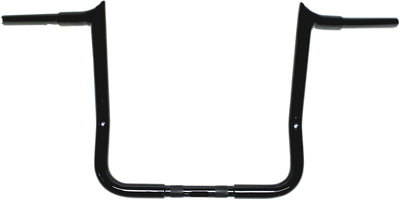 MAGNUM SHIELDING 1-1/4 inch Viking Handlebar for Bagger - 16 inch Black 4HB-0416