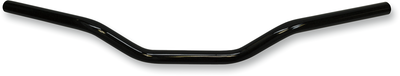Todd's Cycle 1-Inch Moto Bar Handlebar - Low Profile Gloss Black 0601-4666