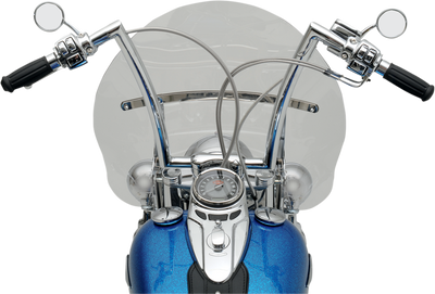 Todd's Cycle 1-1/4 inch Chrome Strip Handlebar with 17-inch Rise - Part 0601-2707