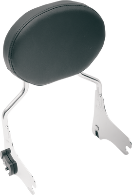 Drag Specialties Seats Oval Sissy Bar Pad - Smooth Finish for Harley Davidson FL Models 1997-2022 (Part #0822-0118)