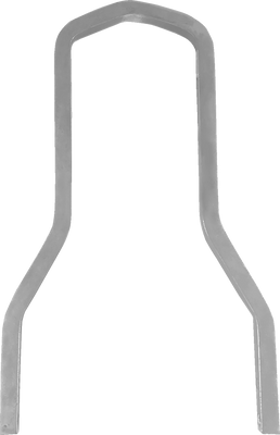 DRAG SPECIALTIES Square Sissy Bar Chrome - 10.02" High x 8.25" Wide, Part X08-0045CS